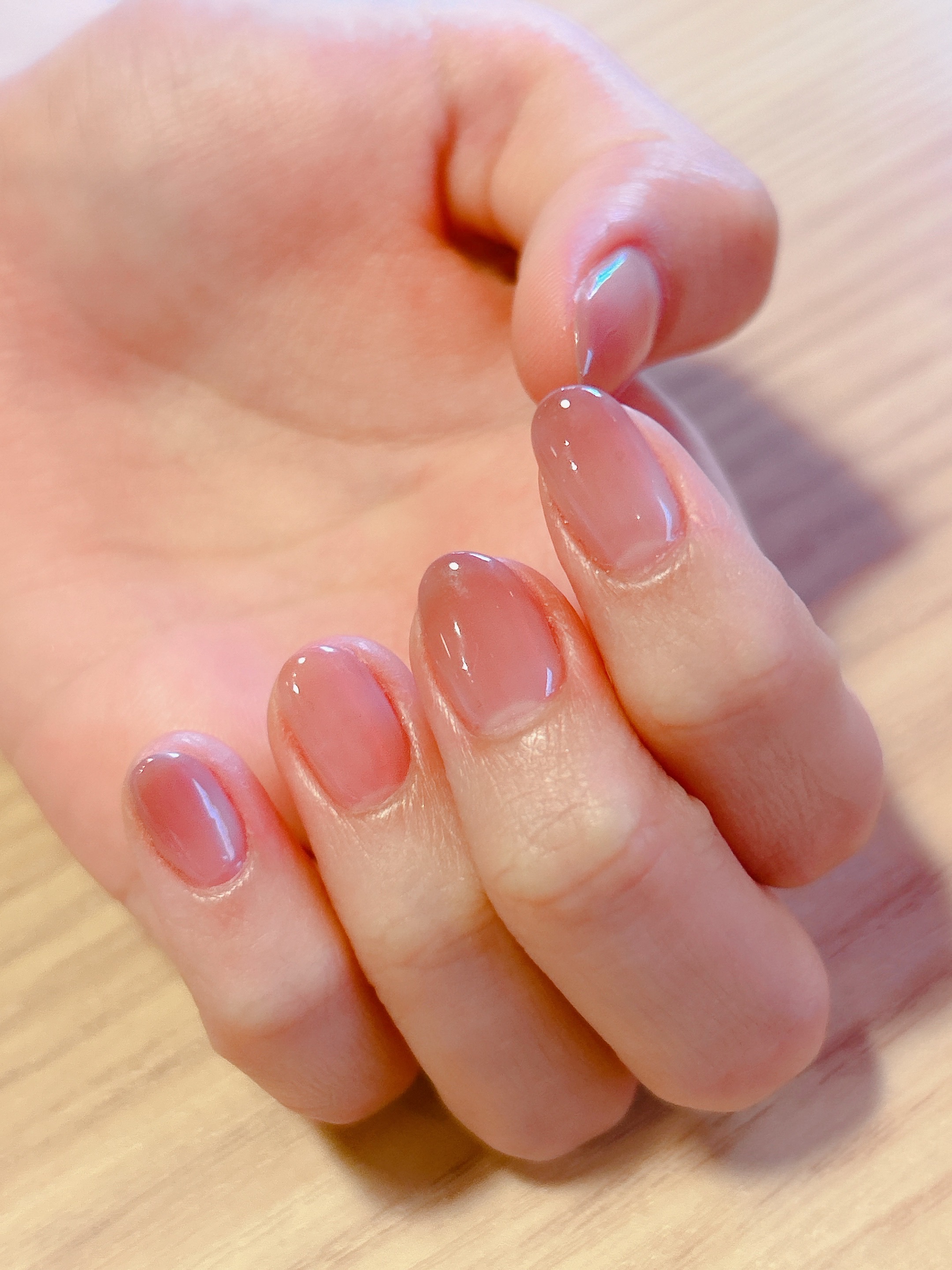 自爪を隠すベースカラー追加の画像